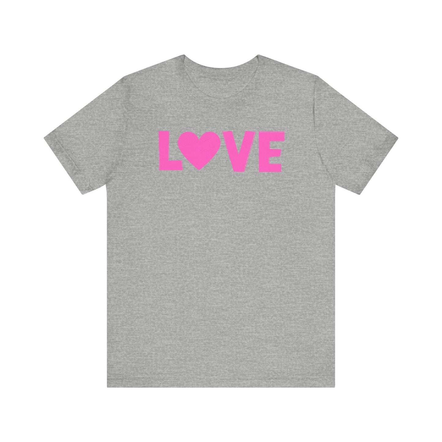 LOVE, Pink, Valentines, T-Shirt, Unisex