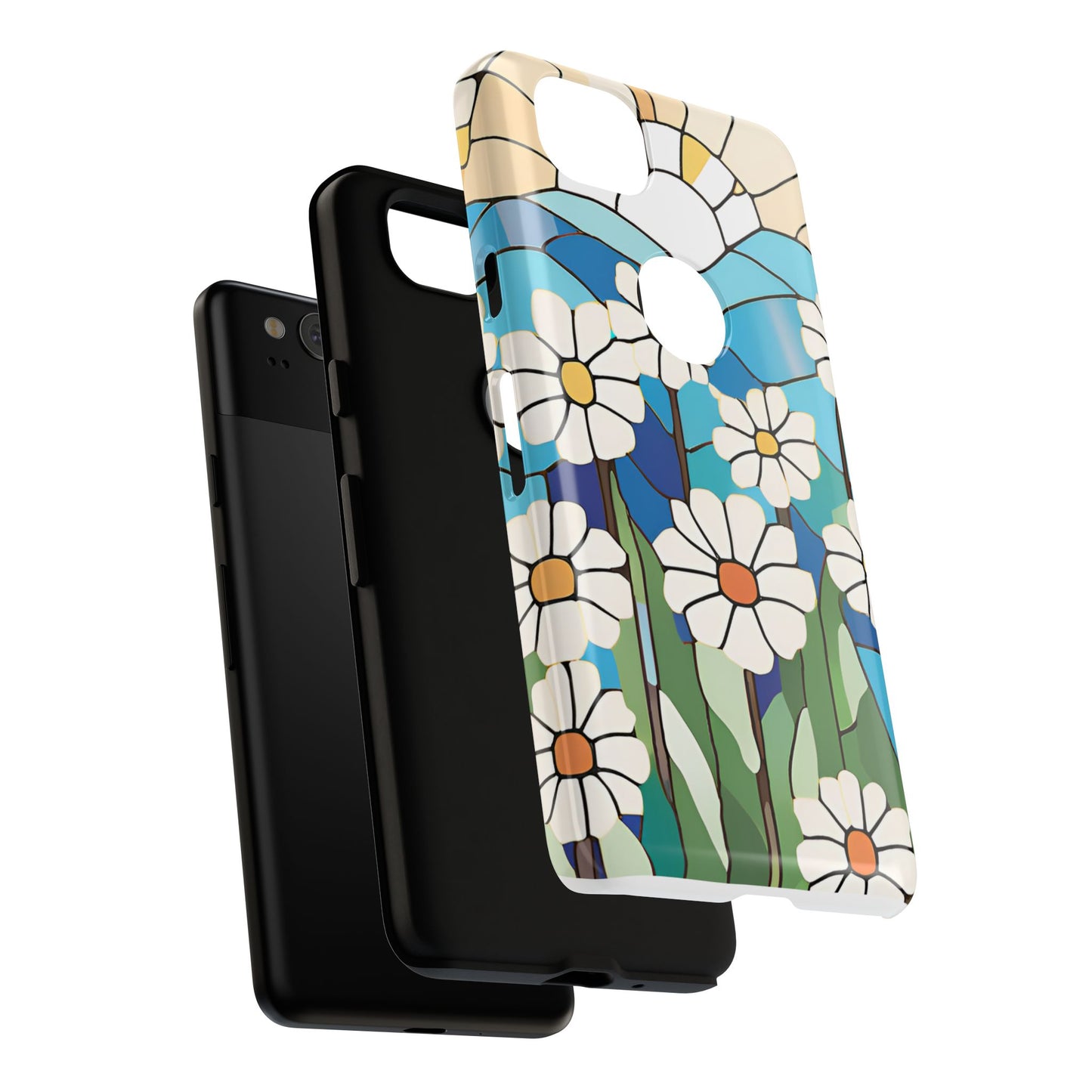 Android Floral Phone Case, Tough Cases, Nature Lover Gift, Floral Aesthetic, Samsung Galaxy S22 S23 S24 Ultra, Google Pixel 9 8 7 6 pro case