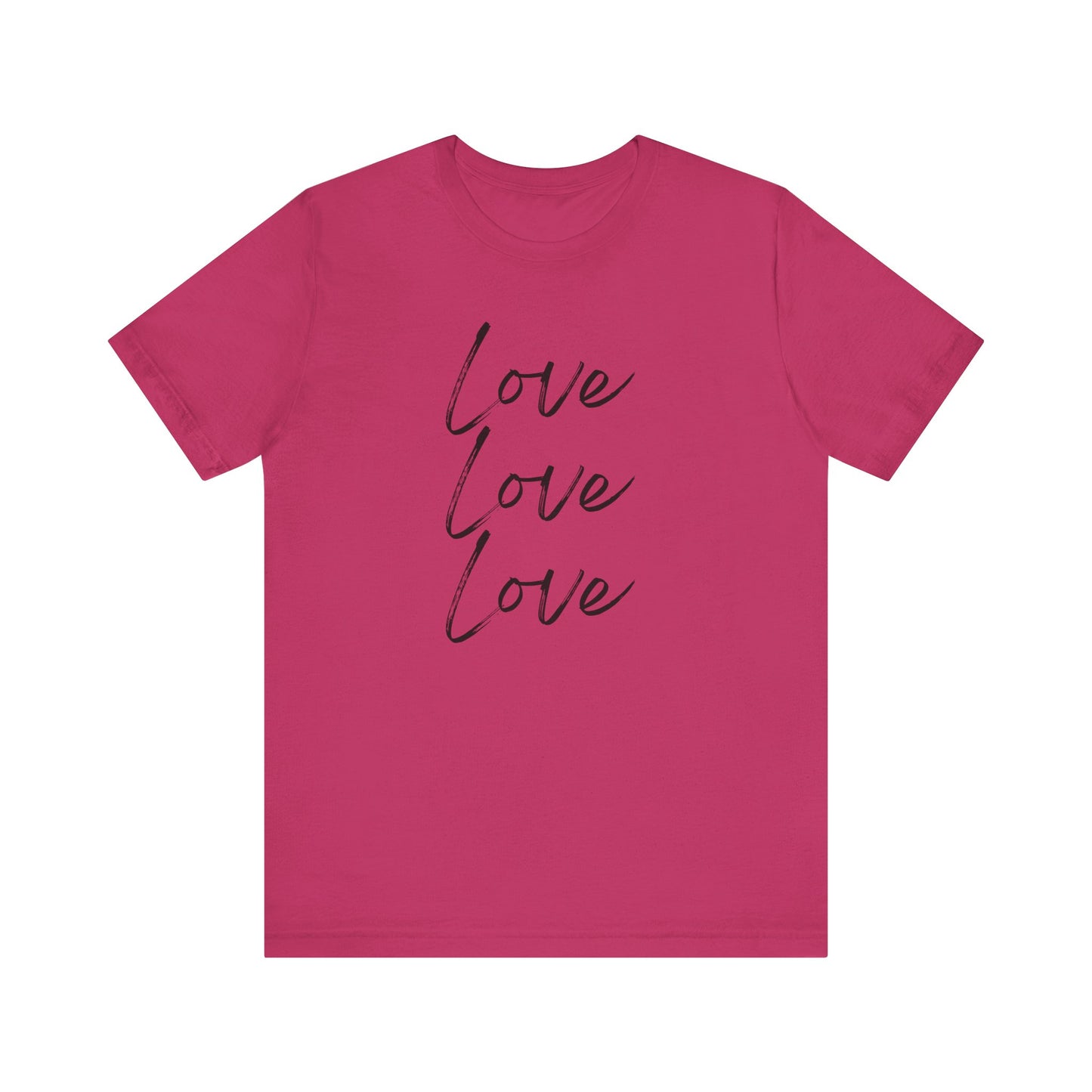LOVE, Valentines, T-Shirt, Black letters, Unisex