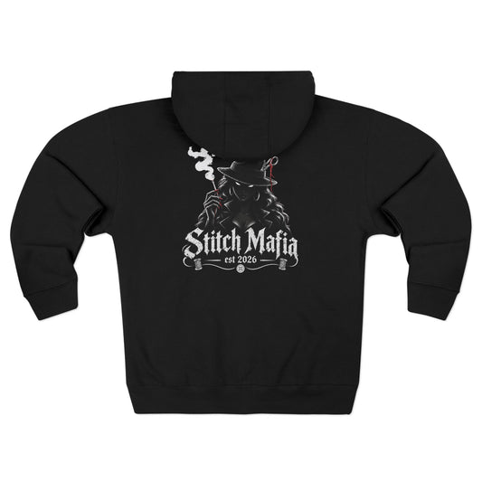 Stitch Mafia Unisex Zip Hoodie - Design on Back