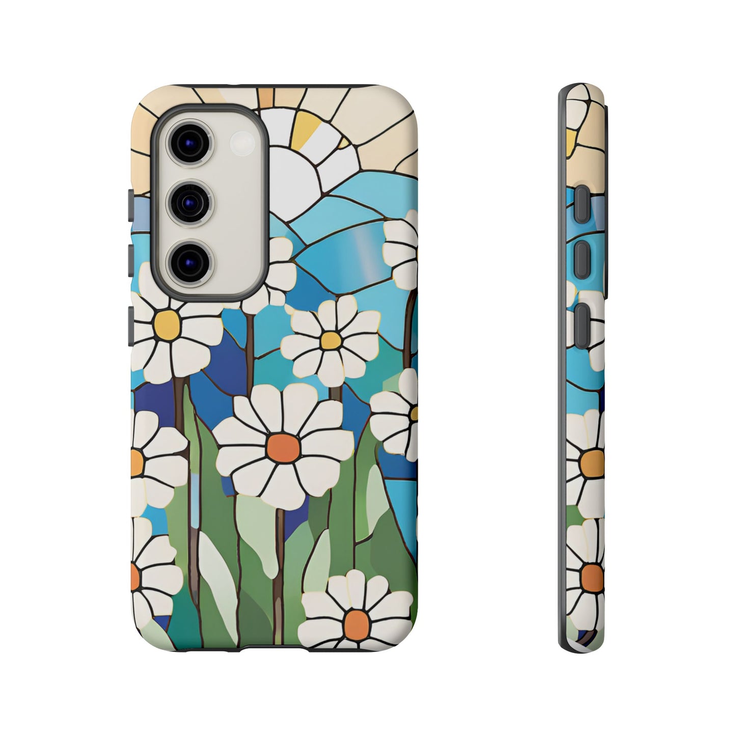 Android Floral Phone Case, Tough Cases, Nature Lover Gift, Floral Aesthetic, Samsung Galaxy S22 S23 S24 Ultra, Google Pixel 9 8 7 6 pro case