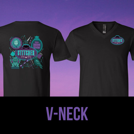 Stitcher V-Neck T-Shirt - Live & Dye LA Exclusive PRE-ORDER