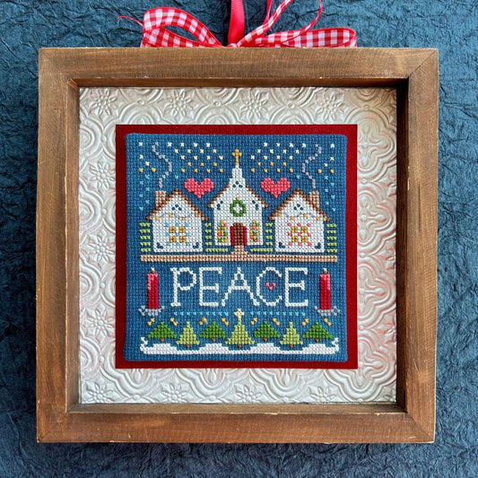 Sweet Wing Studio - Peace in the Village, Cross Stitch Chart, Cross Stitch Pattern, New Paper Pattern Only