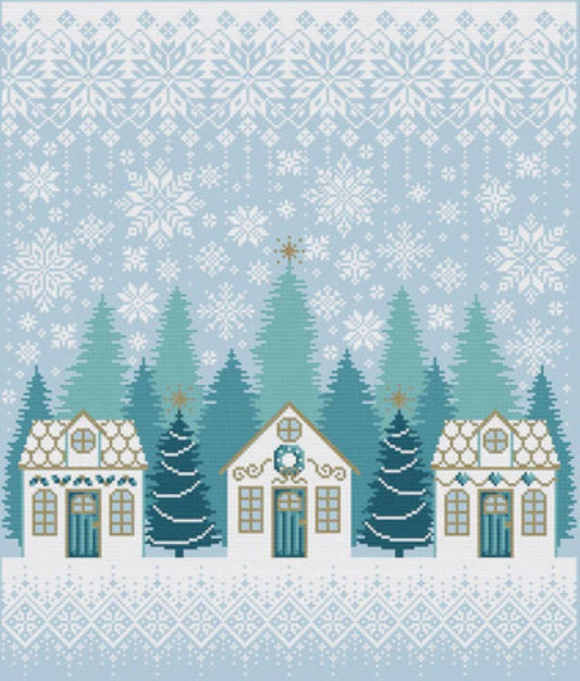 Shannon Christine Designs Snow Day, Cross Stitch Chart, Cross Stitch Pattern, Pattern Only