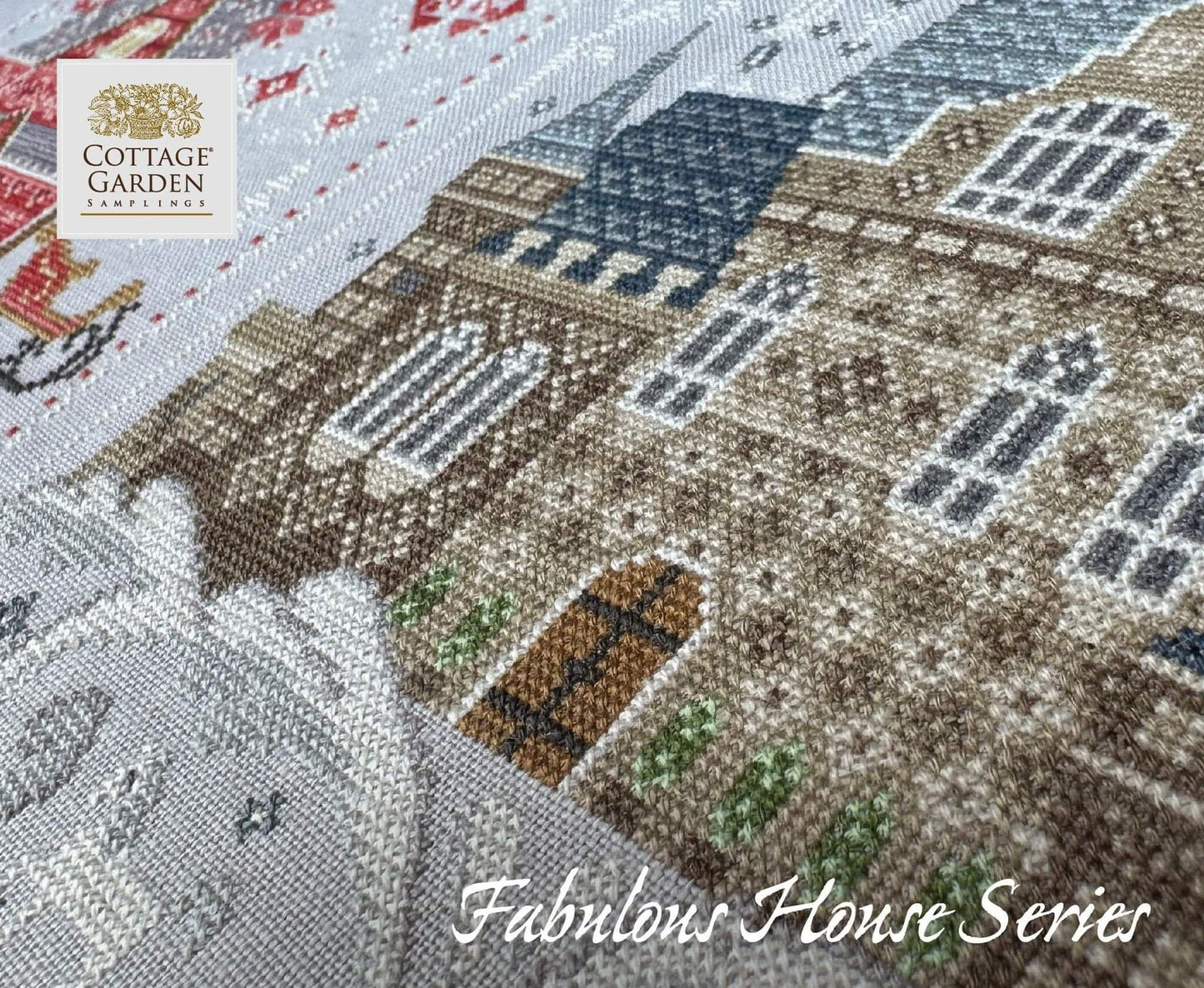 Castle, Cottage Garden Samplings Fabulous House Series #2, NEW, Cross Stitch Chart, Pattern, Cross Stitching