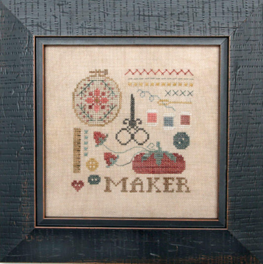 Heart in Hand, Doodles Maker, New, Cross Stitch Chart, Cross Stitch Pattern, Paper Pattern