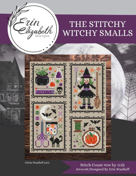 Erin Elizabeth Designs The Stitchy Witchy Smalls, New, Cross Stitch Chart, Cross Stitch Pattern, Pattern Only