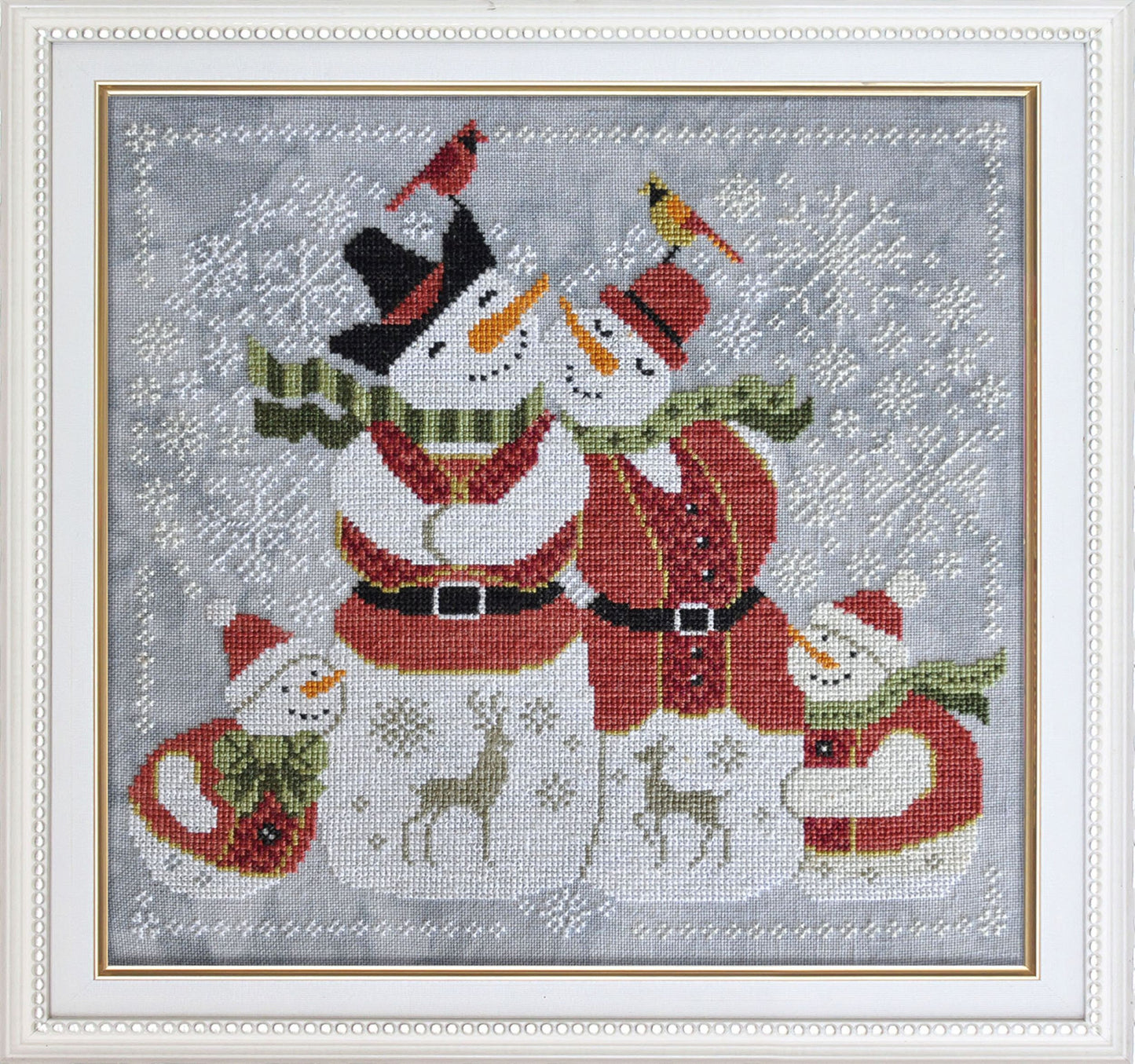 Cottage Garden Samplings - Snow in Love, NEW, Cross Stitch Chart, Pattern, Cross Stitching