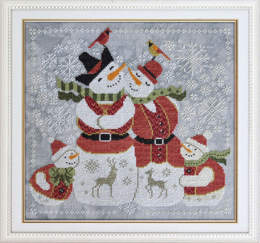Cottage Garden Samplings - Snow in Love, NEW, Cross Stitch Chart, Pattern, Cross Stitching