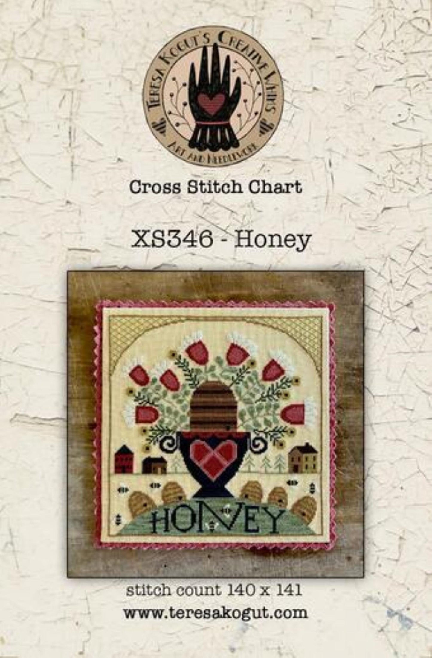 Teresa Kogut - Honey, Cross Stitch Chart, Cross Stitch Pattern, Pattern Only