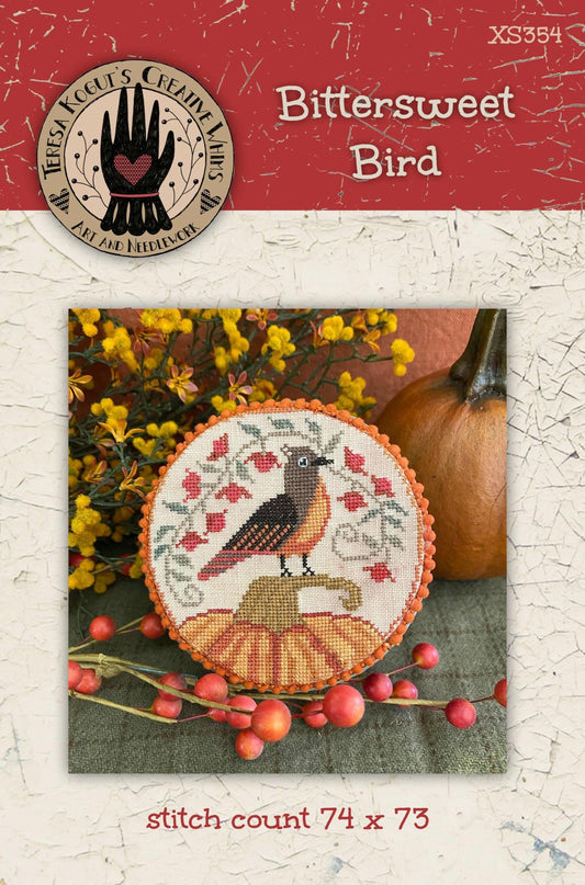 Teresa Kogut - Bittersweet Bird, Cross Stitch Chart, Cross Stitch Pattern, Pattern Only