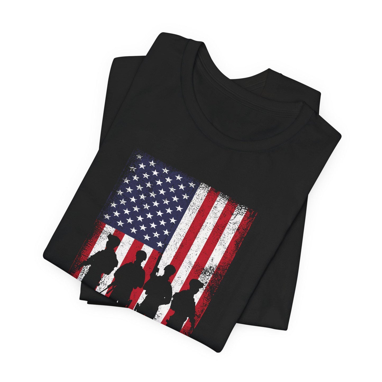 Patriotic T-Shirt, Red White Blue Graphic T-Shirt, Memorial Day T-Shirt, Independence Day, Veteran's Day