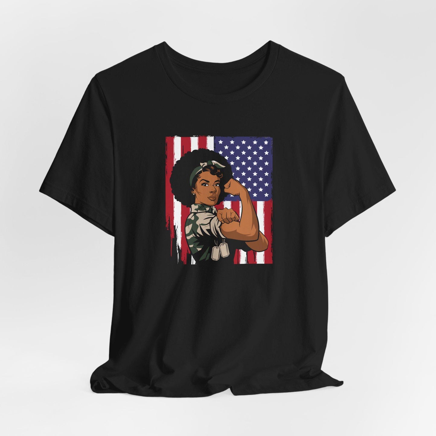 Patriotic T-Shirt, Patriotic Military Graphic T-Shirt, Memorial Day T-Shirt, Independence Day, Veteran's Day
