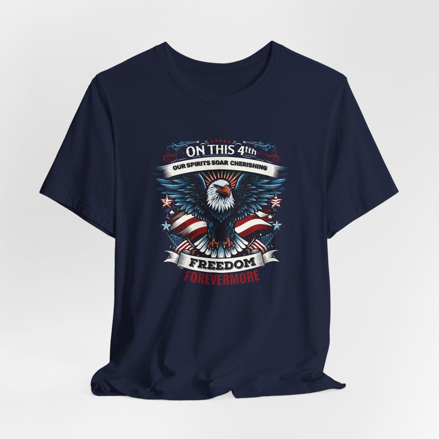 Patriotic Eagle T-Shirt, Memorial Day T-Shirt, Patriotic Military Graphic Shirt, Patriotic Flag, Independence Day, Veteran's Day