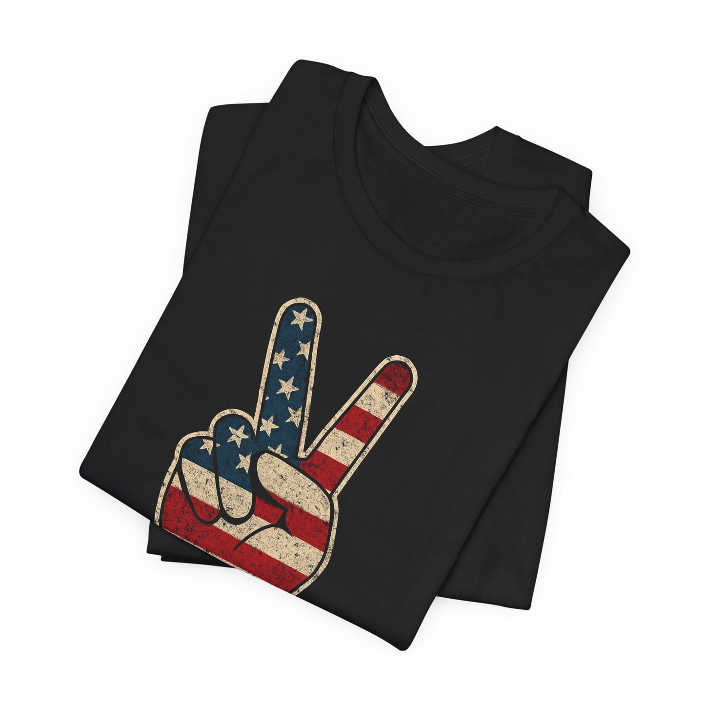 Patriotic Peace T-Shirt, Memorial Day T-Shirt, Patriotic Military Graphic Shirt, Patriotic Flag, Independence Day, Veteran's Day