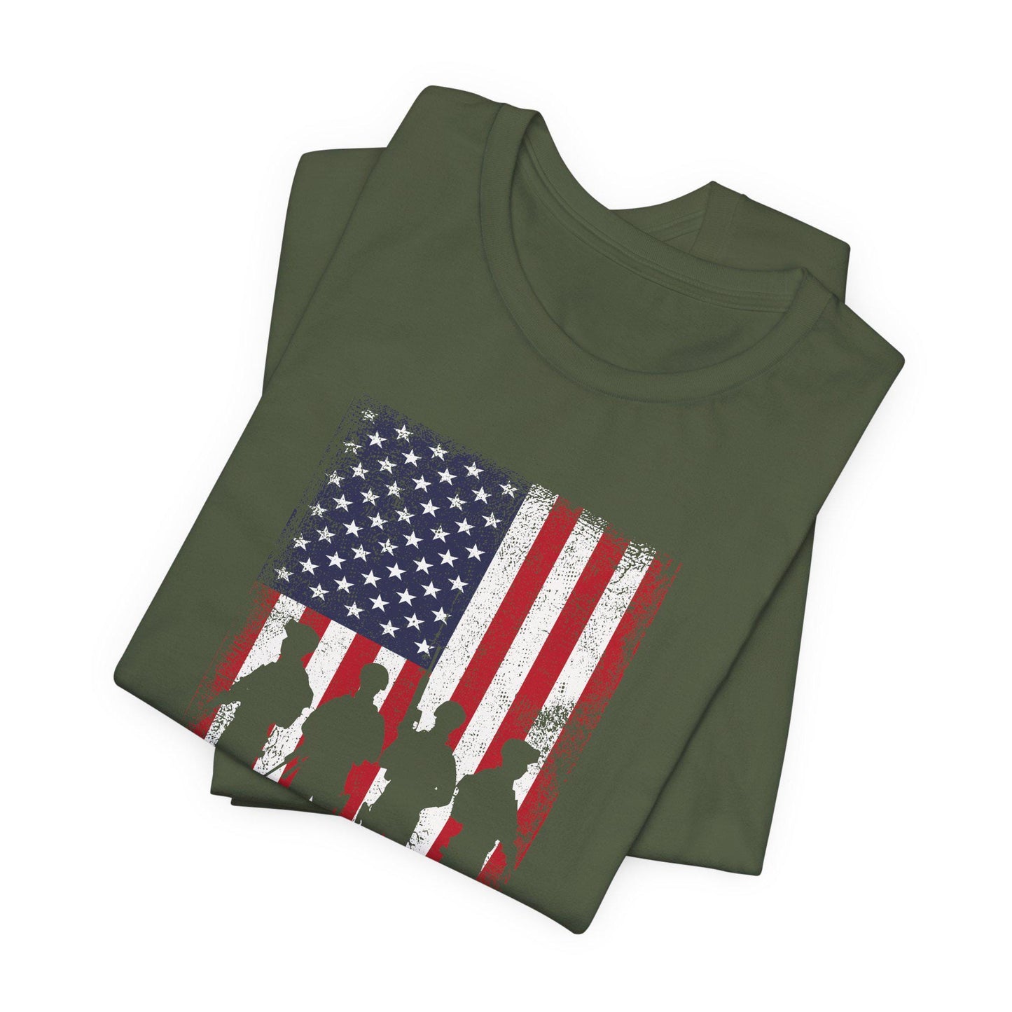 Patriotic T-Shirt, Red White Blue Graphic T-Shirt, Memorial Day T-Shirt, Independence Day, Veteran's Day