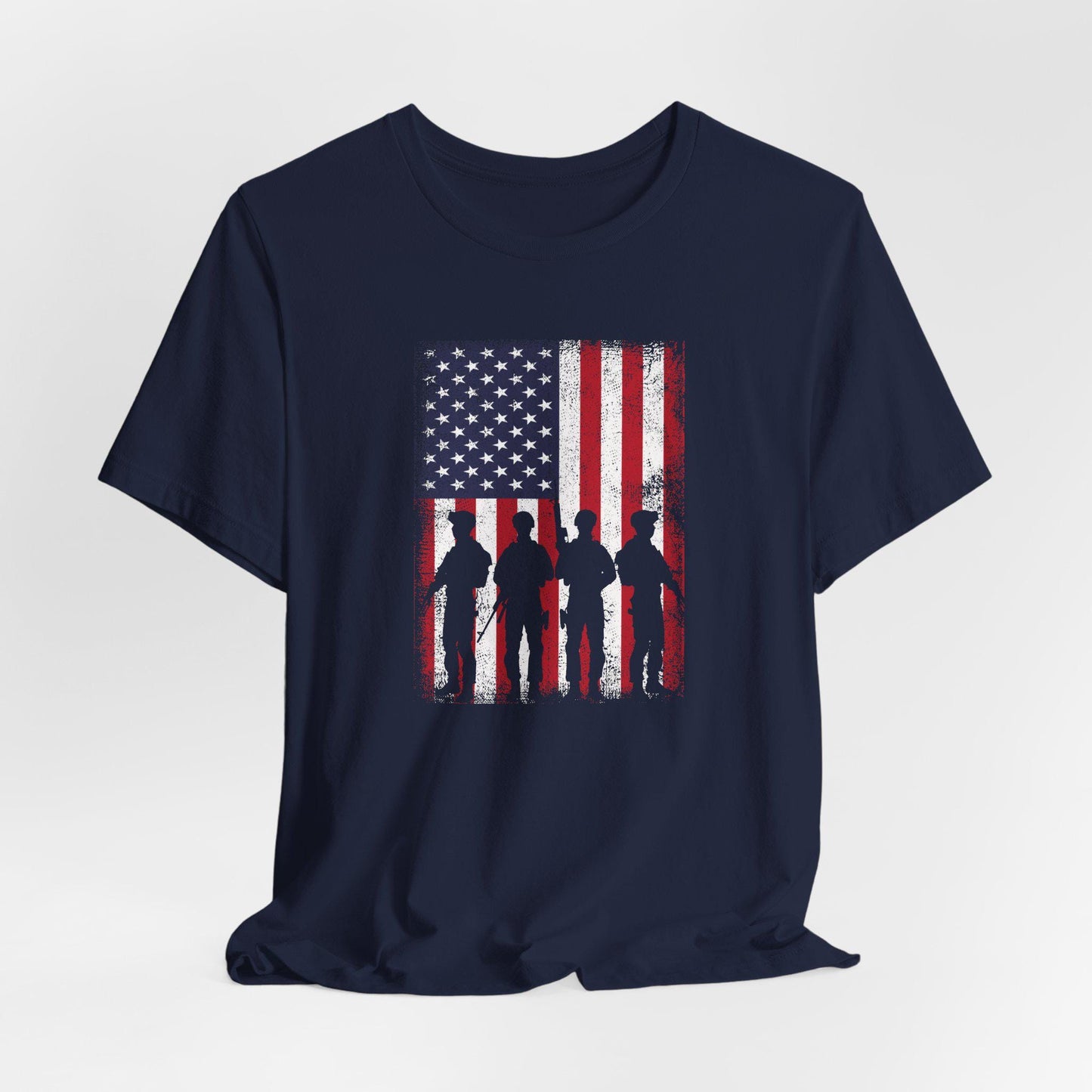 Patriotic T-Shirt, Red White Blue Graphic T-Shirt, Memorial Day T-Shirt, Independence Day, Veteran's Day