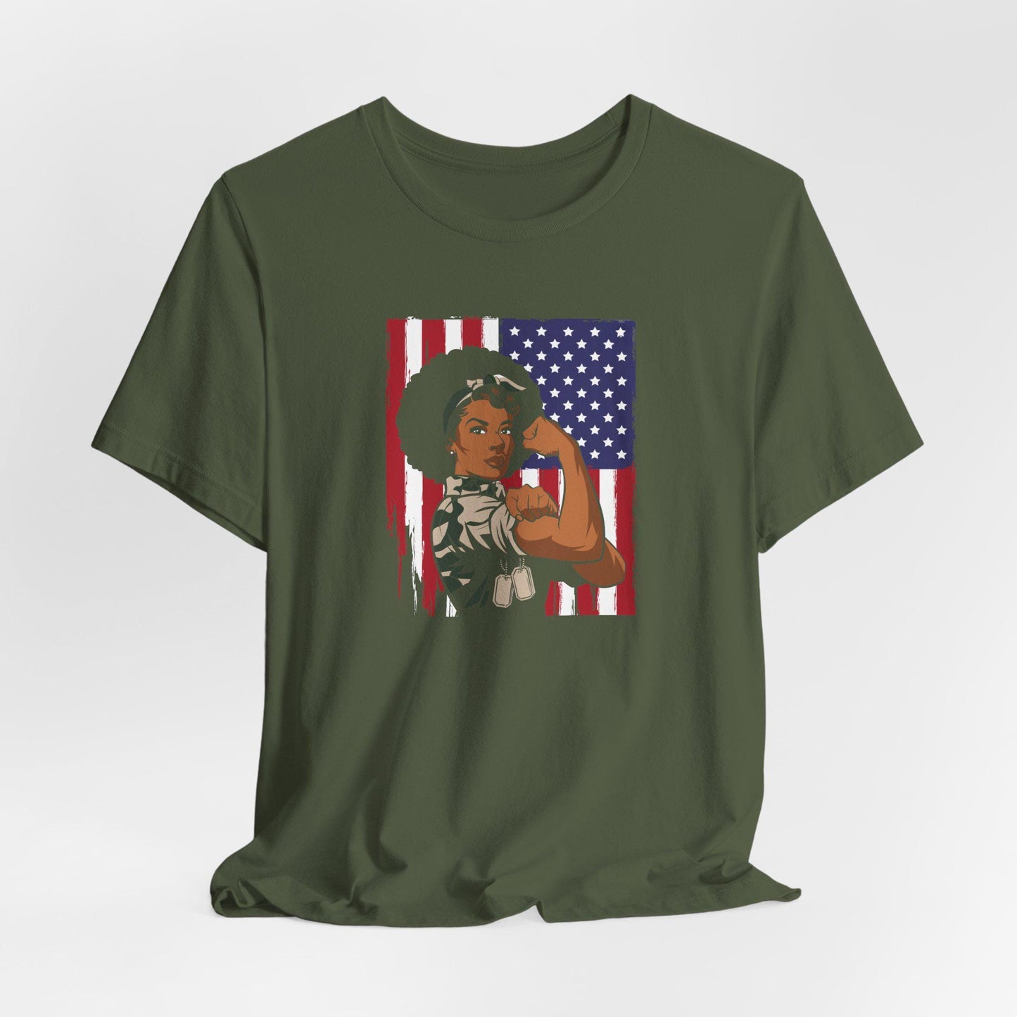 Patriotic T-Shirt, Patriotic Military Graphic T-Shirt, Memorial Day T-Shirt, Independence Day, Veteran's Day