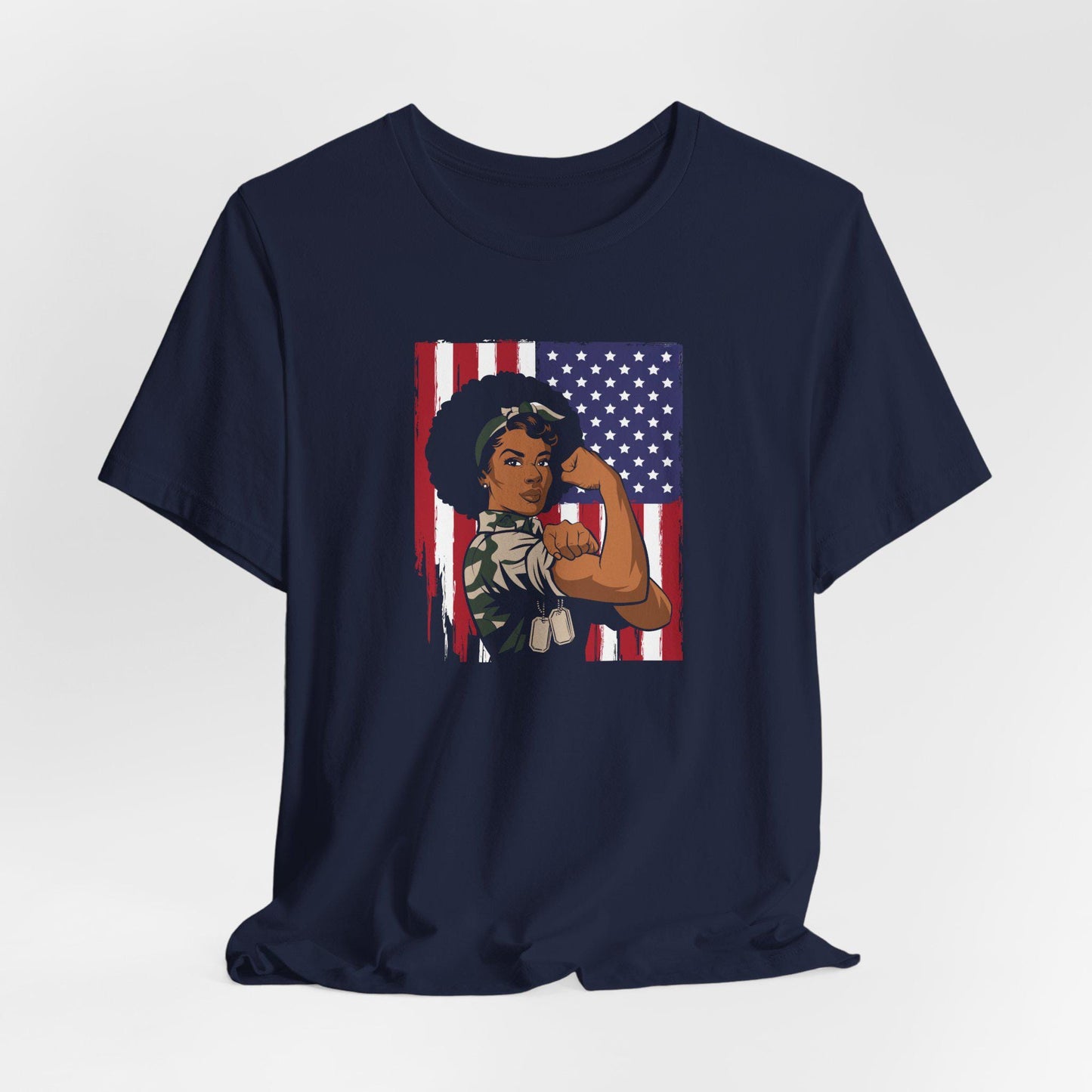 Patriotic T-Shirt, Patriotic Military Graphic T-Shirt, Memorial Day T-Shirt, Independence Day, Veteran's Day