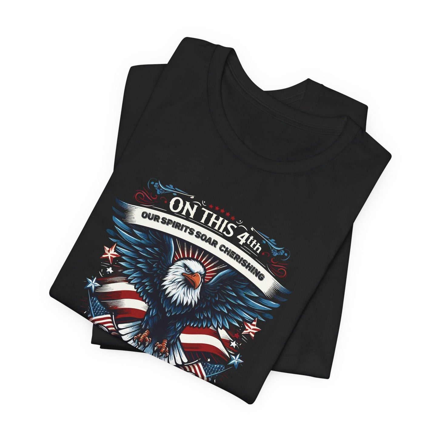 Patriotic Eagle T-Shirt, Memorial Day T-Shirt, Patriotic Military Graphic Shirt, Patriotic Flag, Independence Day, Veteran's Day