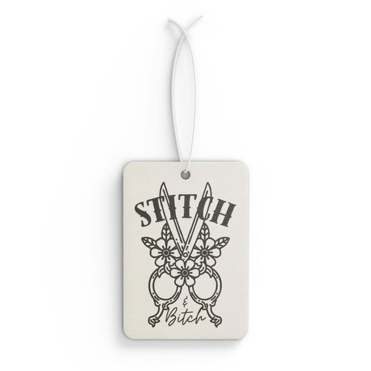 Stitch Car Air Freshener, Sassy Stitch Air Freshener, Scissors, Shears